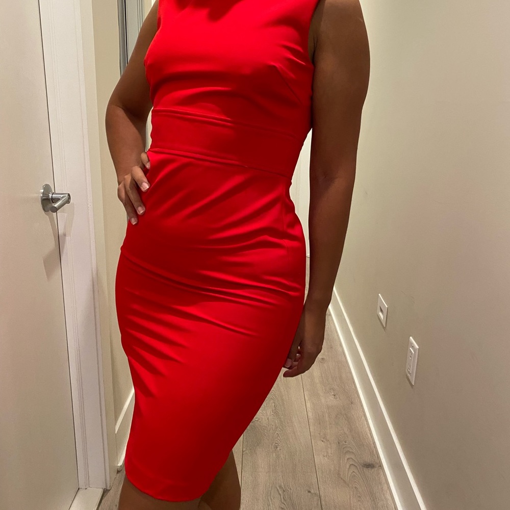 Red dress